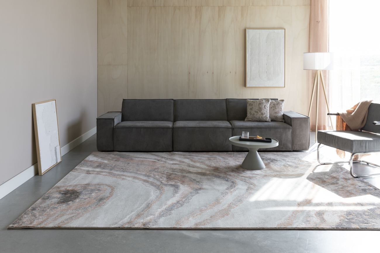 Tapis 'Solar' 200x290cm - Marron