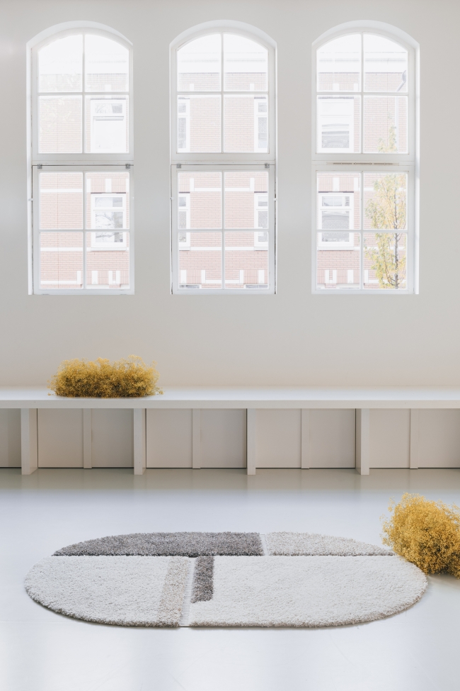 Tapis en laine 'Zest' 200x290cm - Gris