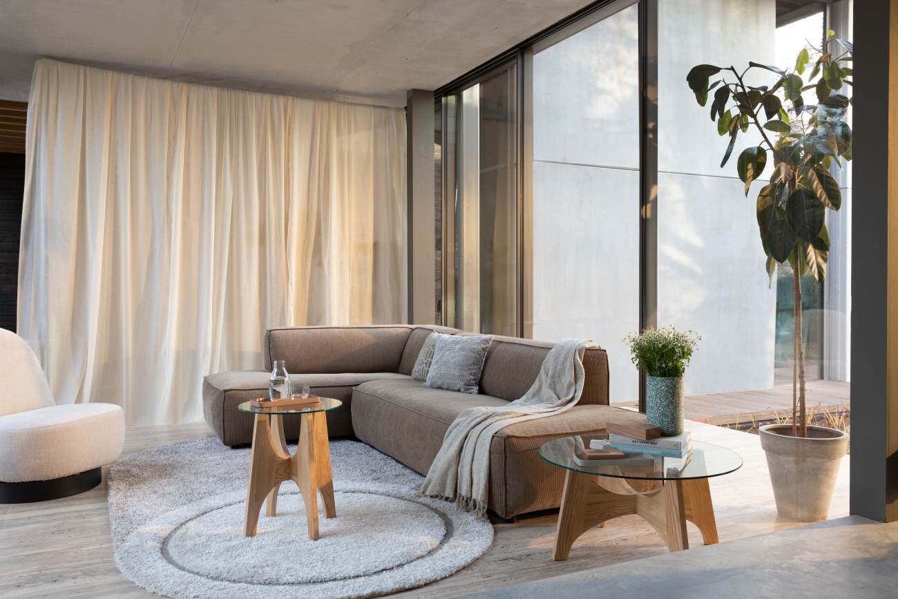 Tapis en laine 'Spark' - Beige