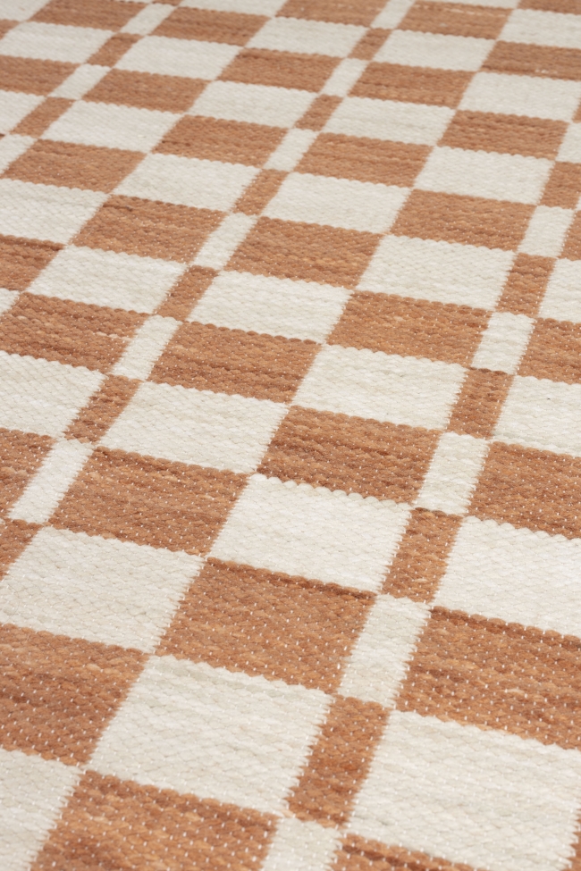 Tapis 'Checker' 160x230cm - Beige