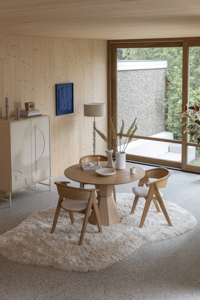 Tapis en laine 'Tasty' 200x290cm - Beige