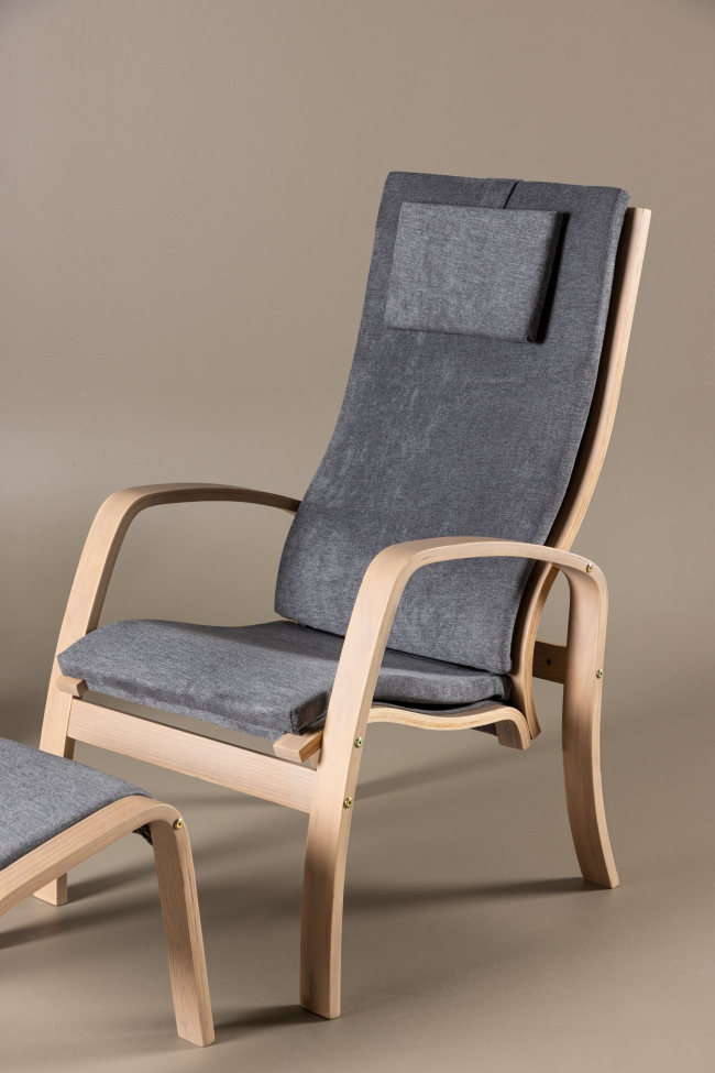 Fauteuil 'Faro' - Gris foncé