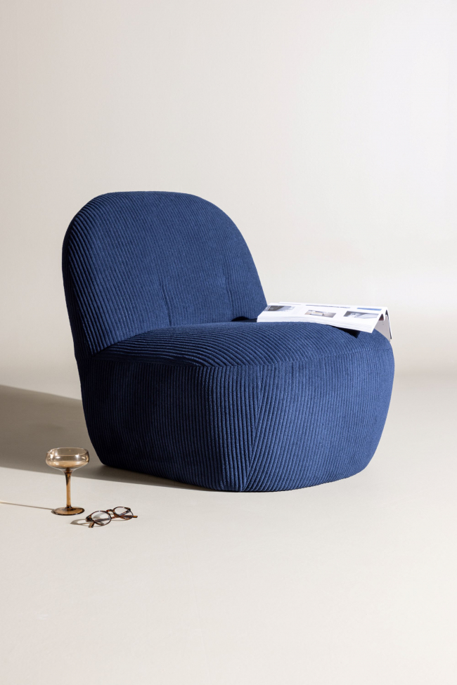 Fauteuil 'Vinterro' - Bleu