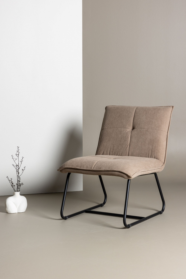 Fauteuil 'Askroth' - Marron