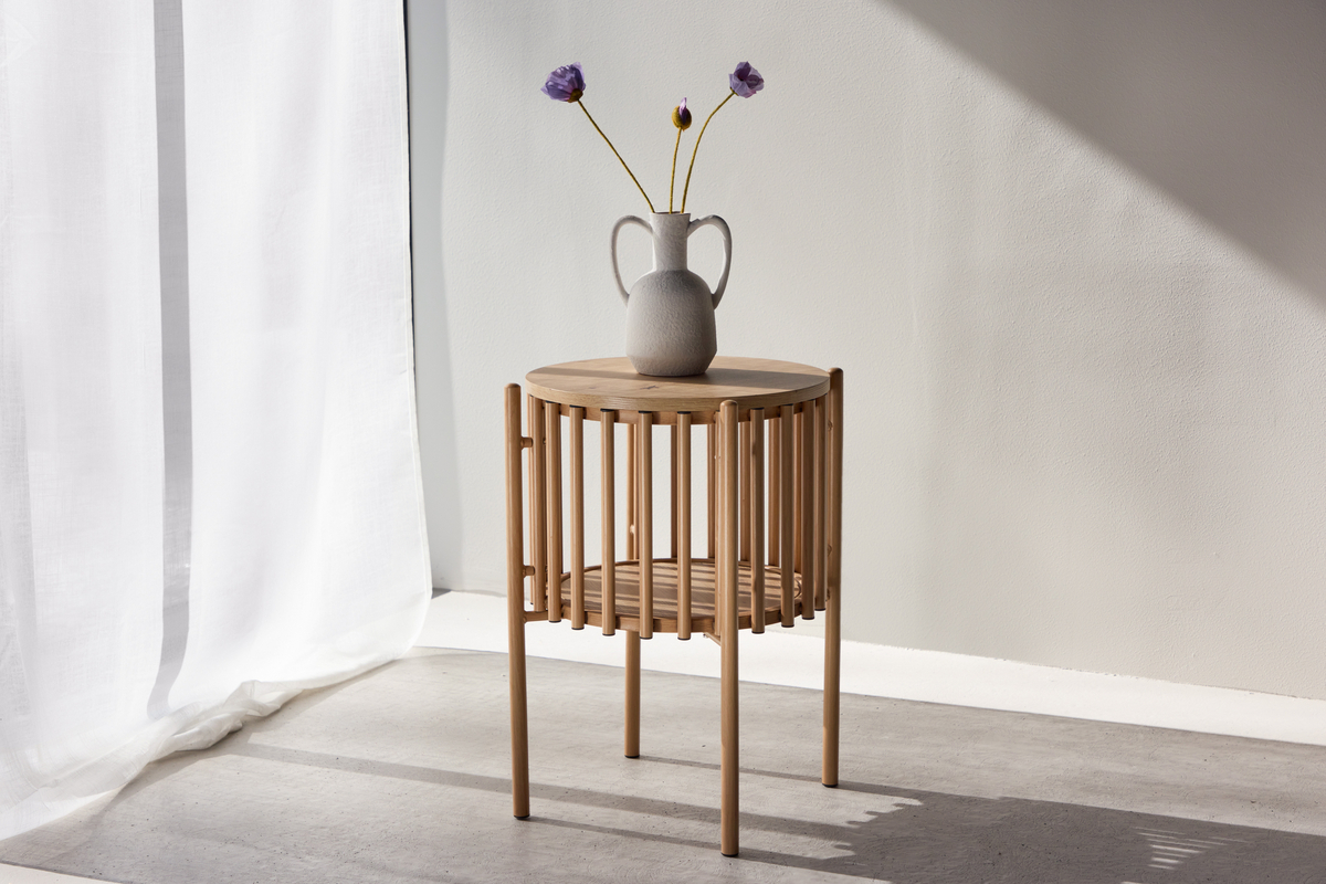 Table d'appoint 'Runvik' 45cm - Naturel