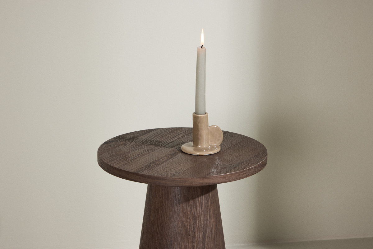Table d'appoint 'Lanzo' 35x45cm - Brun