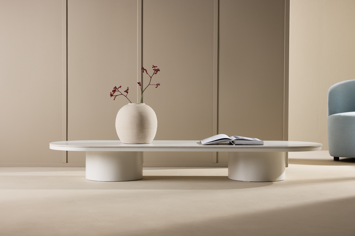 Table basse 'Narvik' 190x60cm - Beige