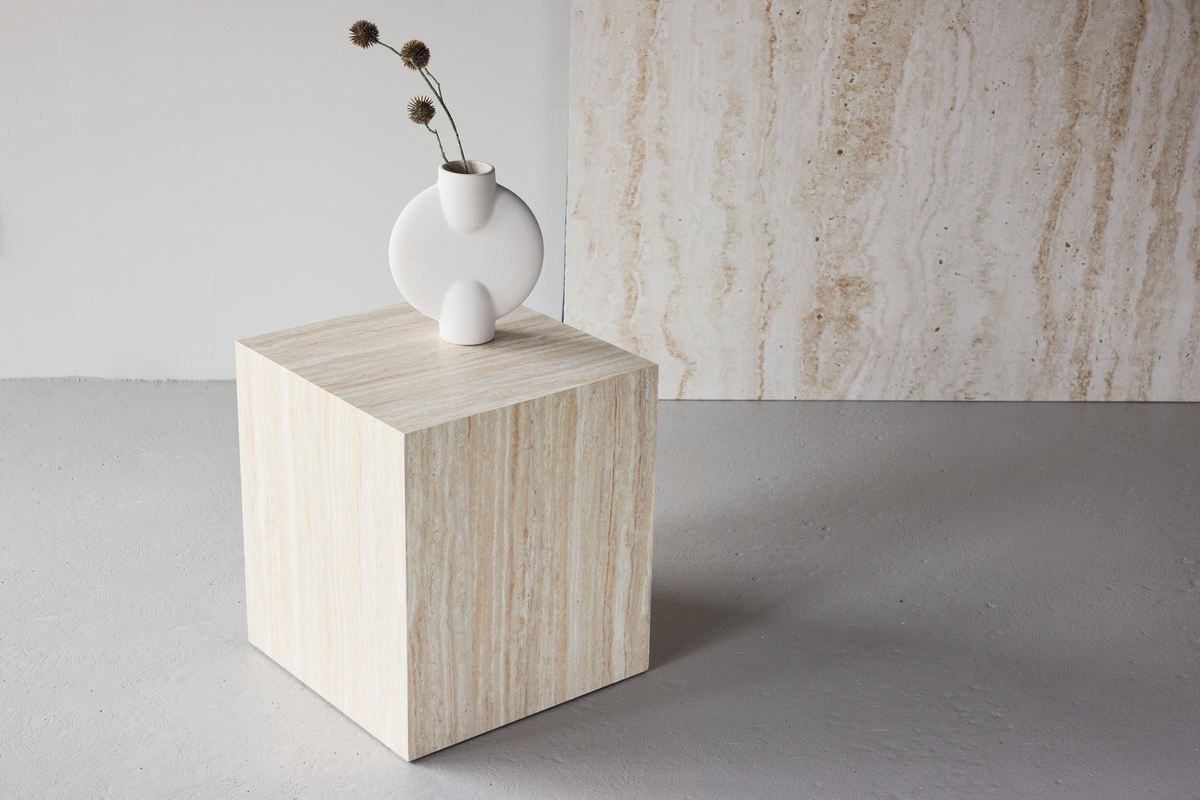 Table basse 'Myrsjö' 40x40cm - Beige