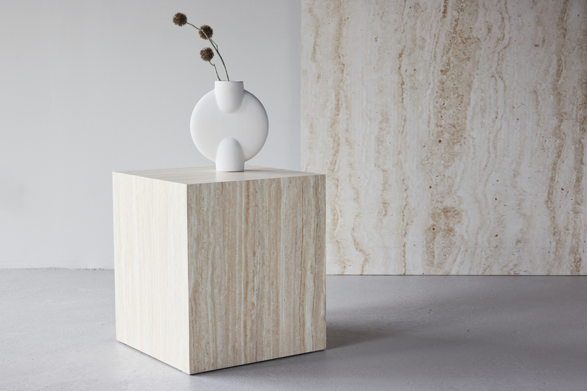 Table basse 'Myrsjö' 40x40cm - Beige