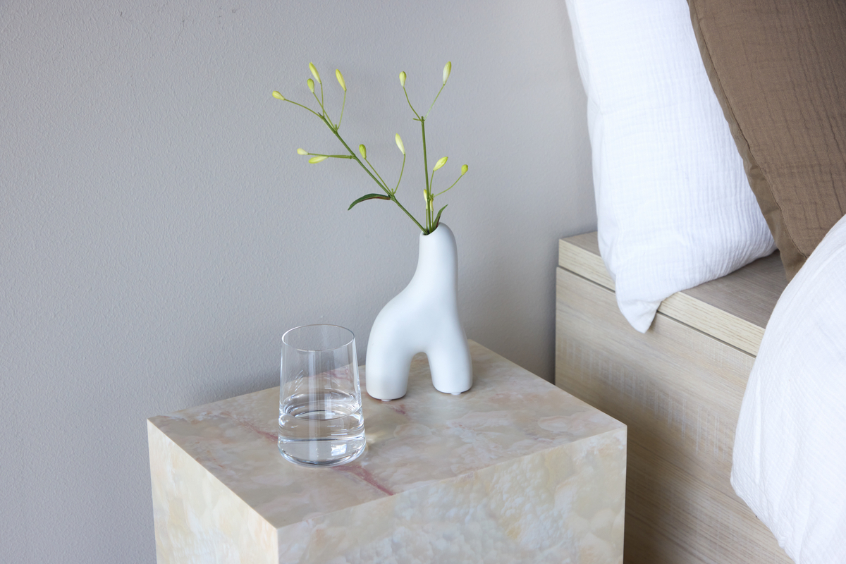 Table d'appoint 'Eira' 35x25cm - Beige