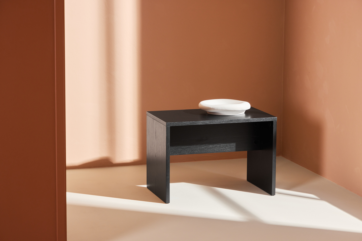 Table basse 'Juni' 58x35cm - Noir