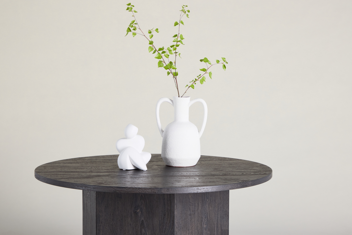 Table basse 'Björkvik' Ronde 80cm - Noir