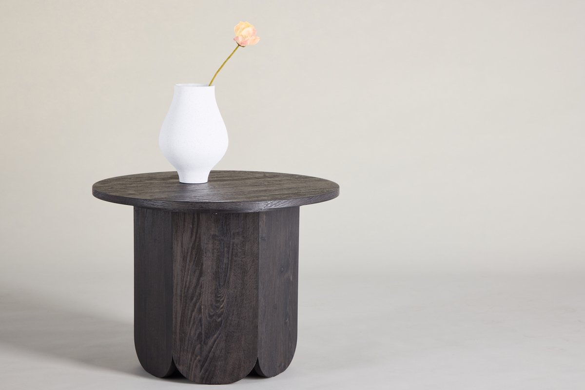 Table basse 'Björkvik' Ronde 60cm - Noir