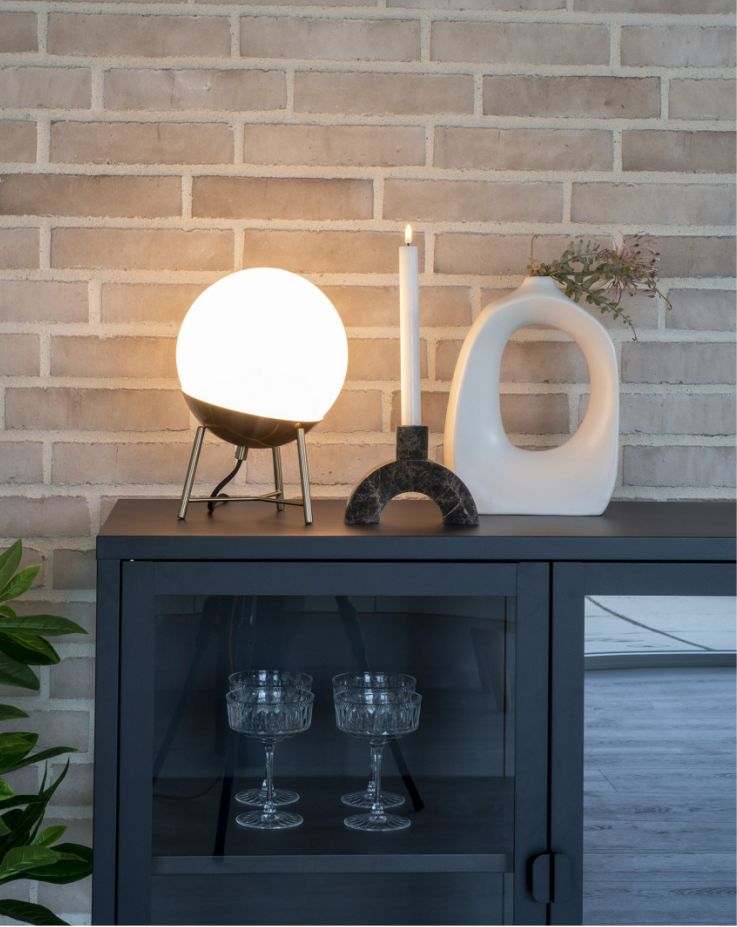 Lampe de table 'Toreby' - Laiton