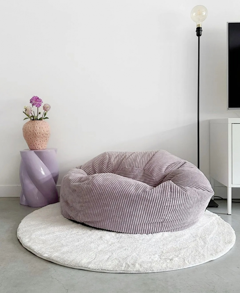 Tapis rond 'Aranga Super Soft' 200cm - Blanc