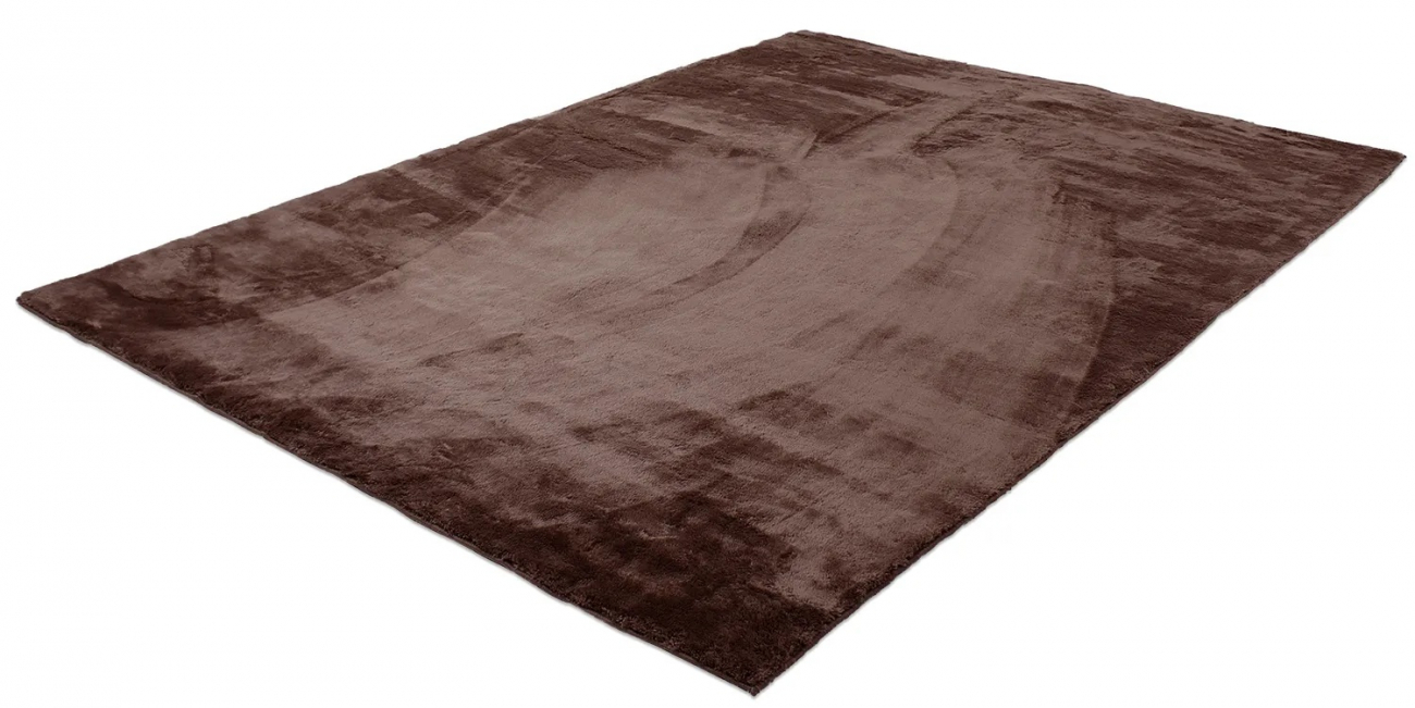 Tapis 'Aranga Super Soft' 240x340cm - Brun foncé