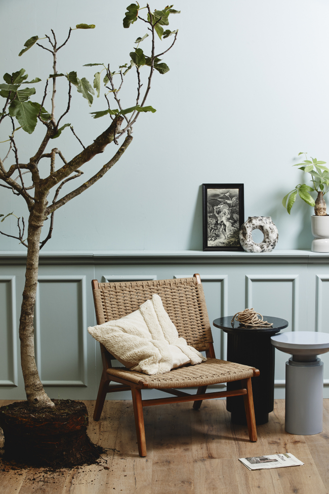 Table d'appoint 'Erie' Ronde 40cm - Marbre Noir