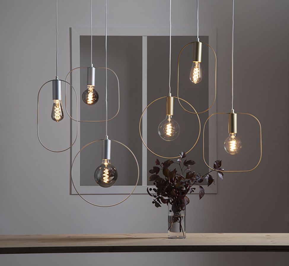 Décoration suspendue 'Form' - Or/Blanc