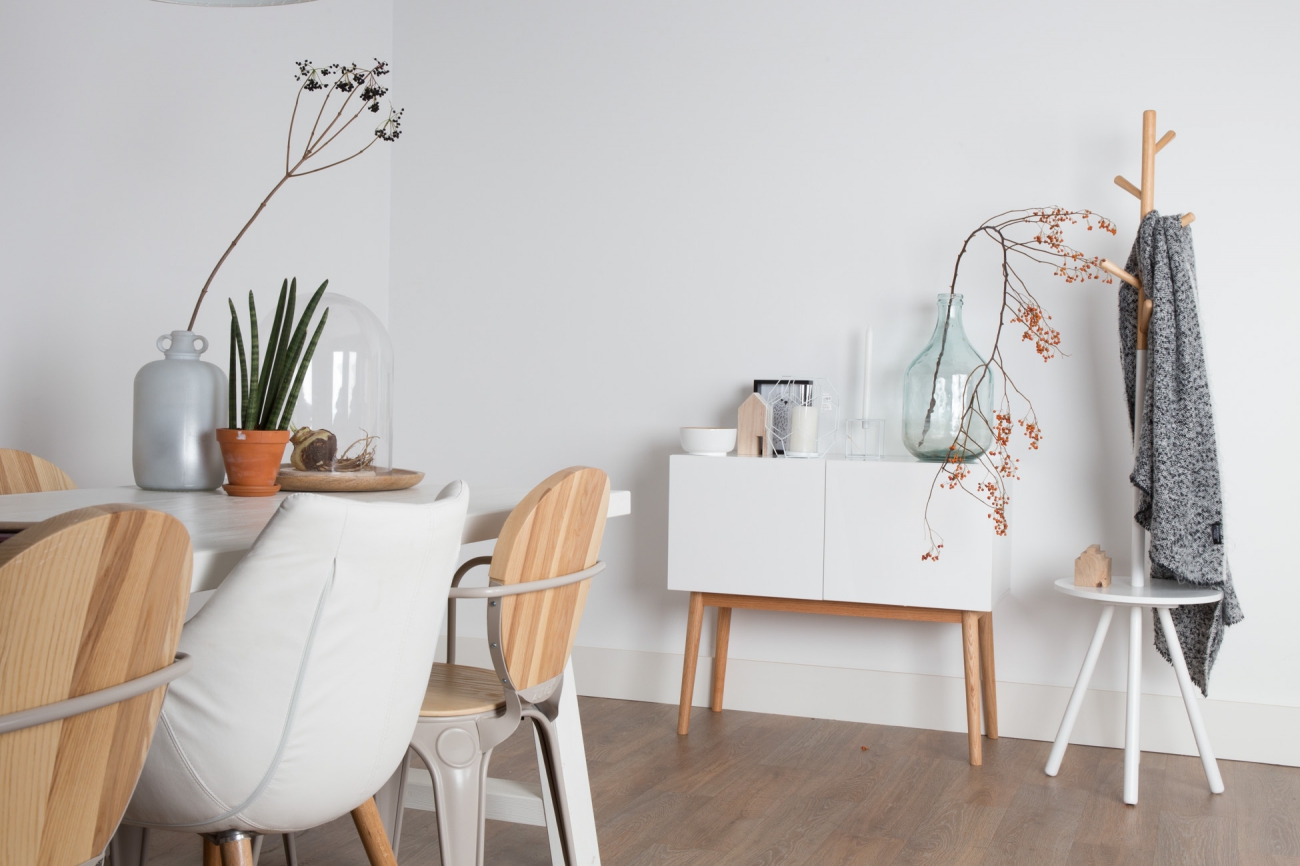 Porte-vêtements 'Table Tree' - Blanc