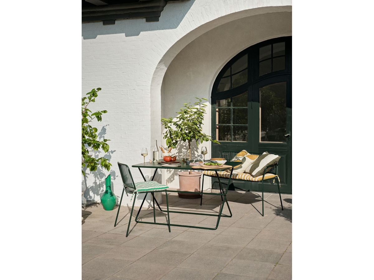 Coussin 'Franca' - Jaune