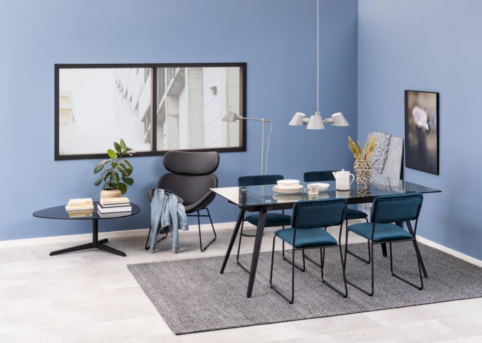 Fauteuil 'Hushum' 90cm - Noir