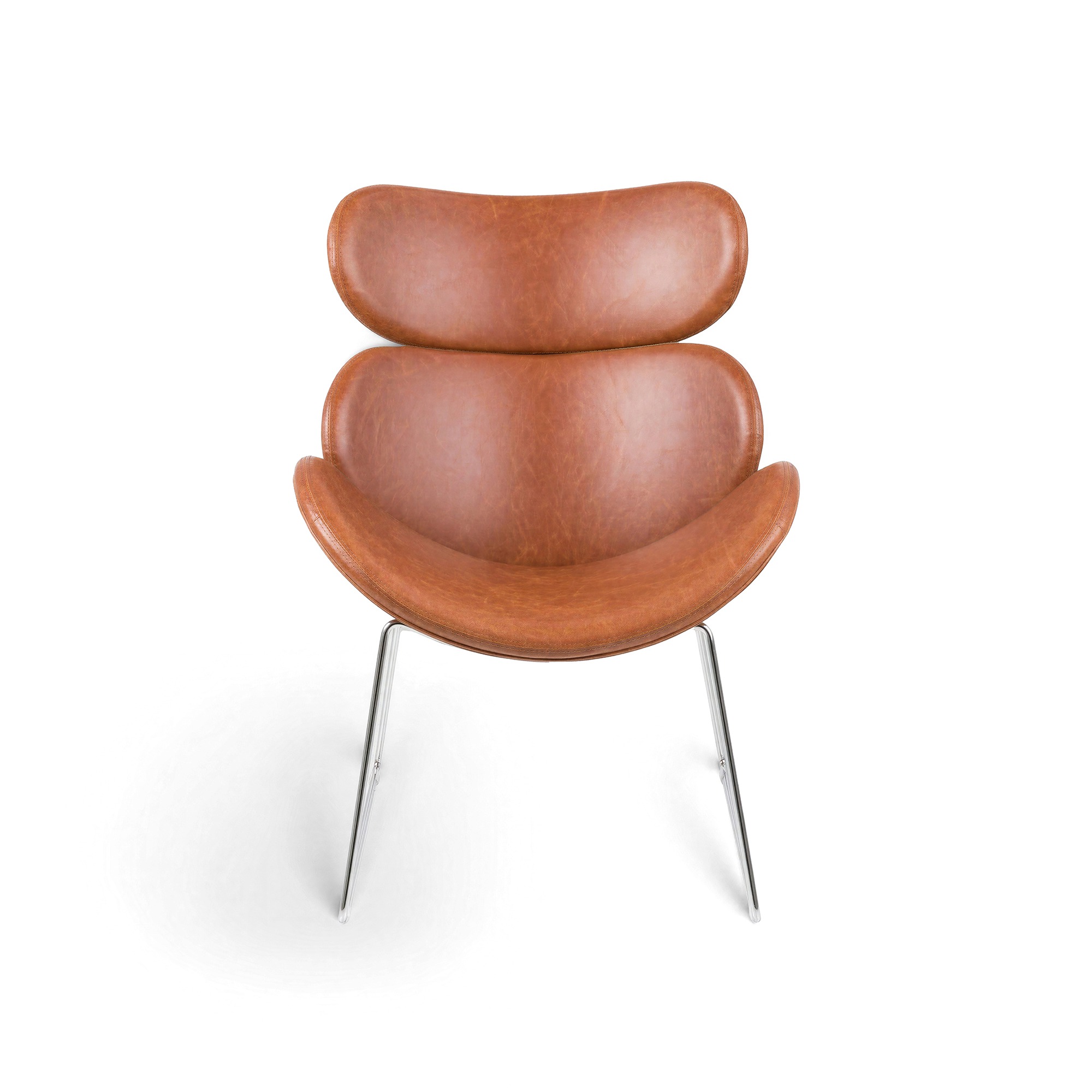 Fauteuil 'Hushum' 85cm - Marron