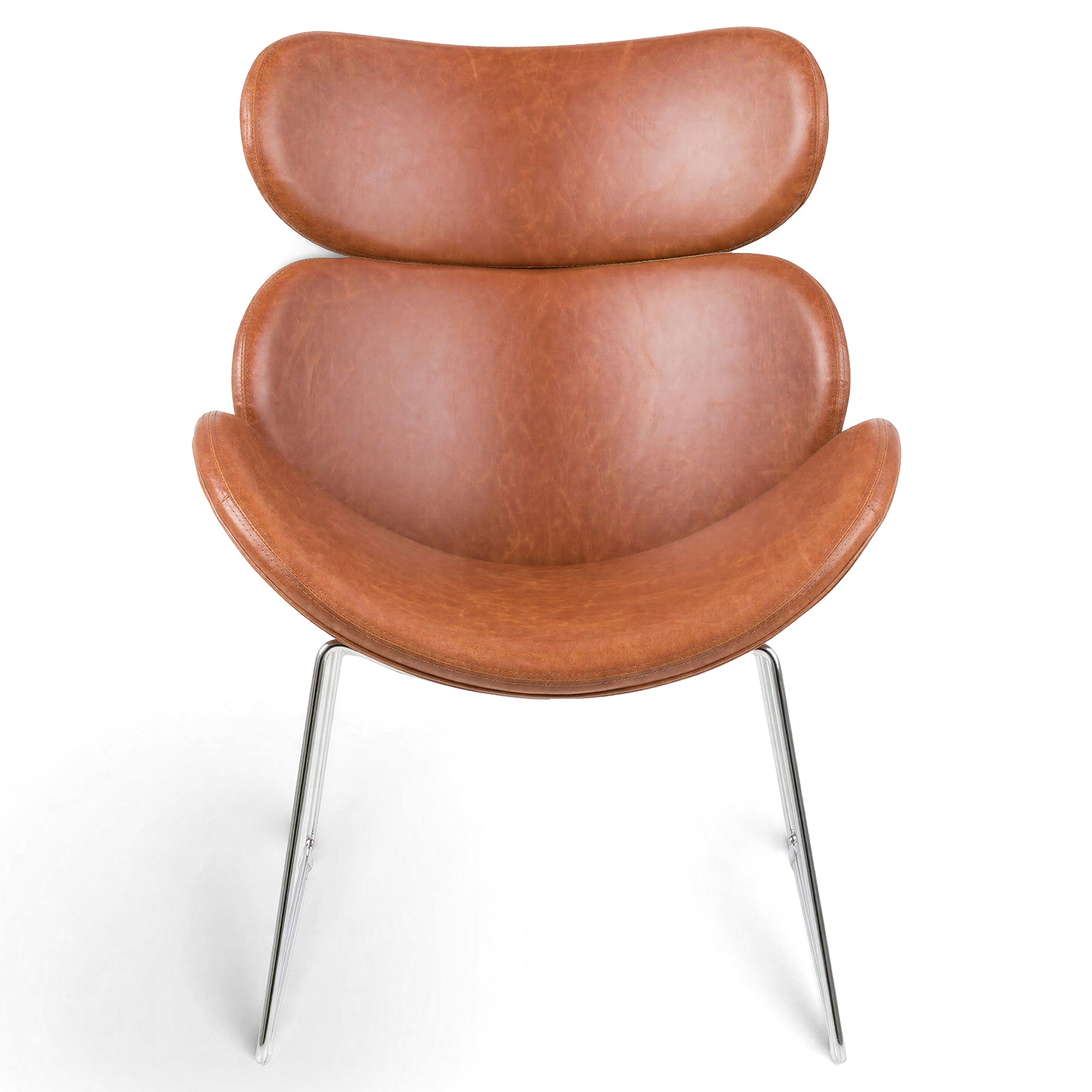 Fauteuil 'Hushum' 85cm - Marron