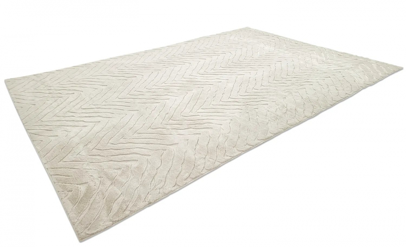 Tapis à poils longs 'Wren' 200x290cm - Blanc