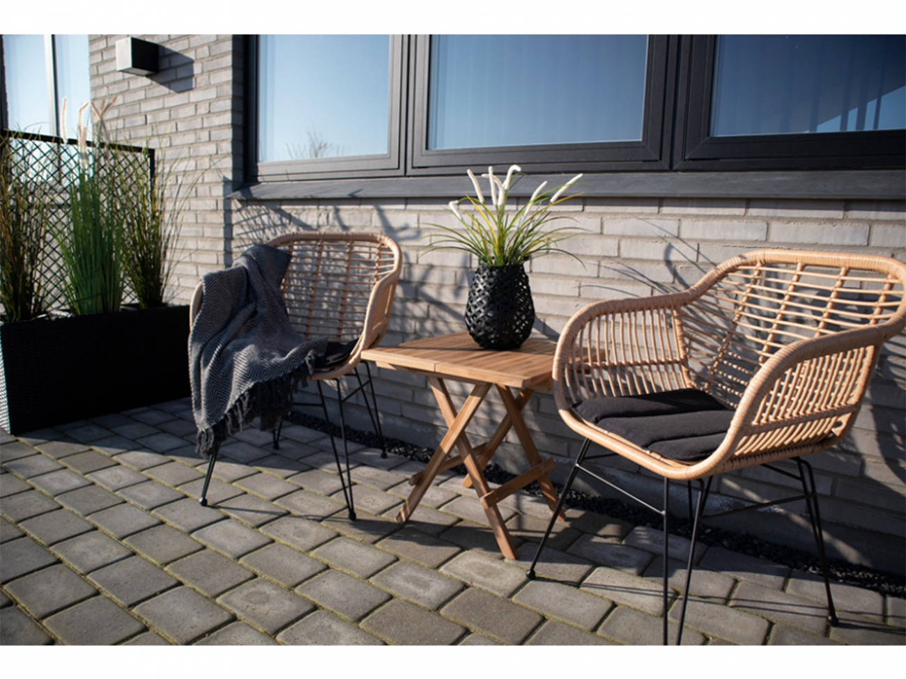 Table basse 'Bilbao' 50x50 - Nature