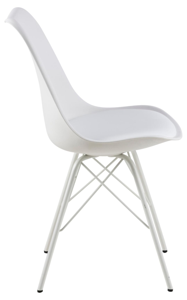 Chaise 'Eris' - Blanc/Gris