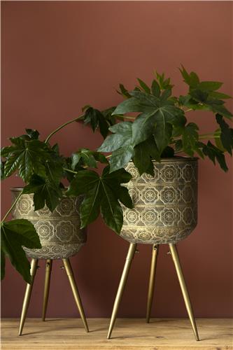 Vase 'Botanique' M - Laiton