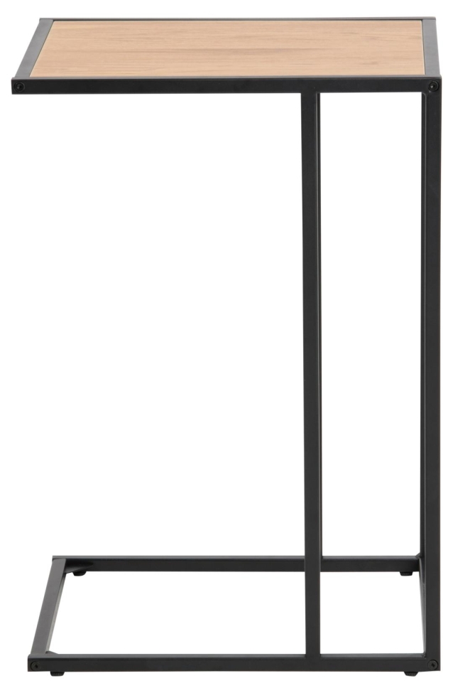 Table d'appoint 'Hydra' 43cm - Naturel/Noir