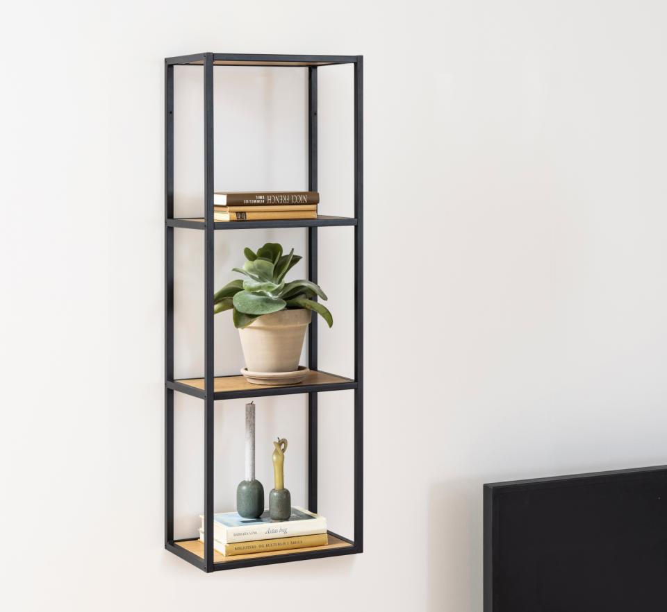 Étagère murale 'Hydra' 24cm - Noir