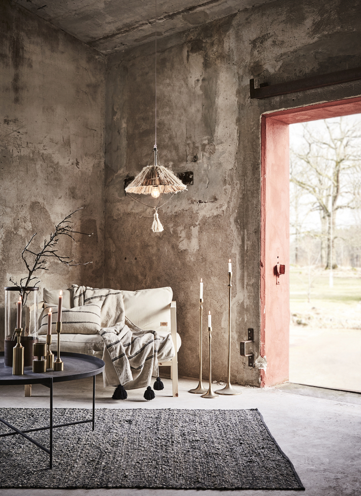 Table basse 'Thomas' - Noir/fer