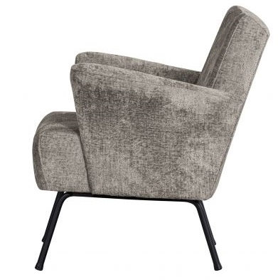 Fauteuil 'Muse' - Taupe