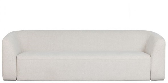 Canapé 'Sloping' - Blanc Perle