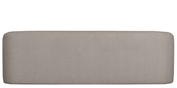 Canapé 'Sloping' - Blanc Cassé