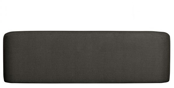 Canapé 'Sloping' - Gris/ Noir