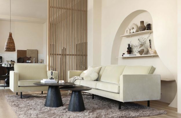 Table basse 'Posture' Ronde 70cm - Noir