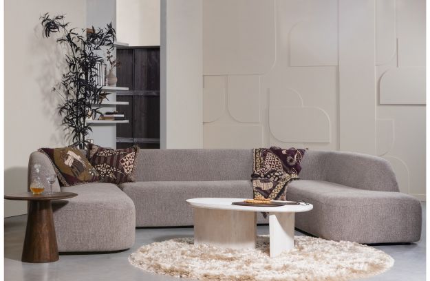 Table basse 'Posture' Ronde 60cm - Noyer