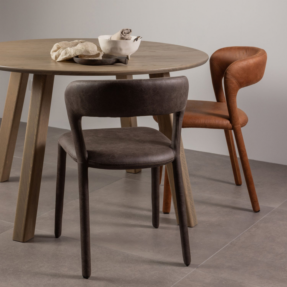 Chaise 'Noble' - Brun