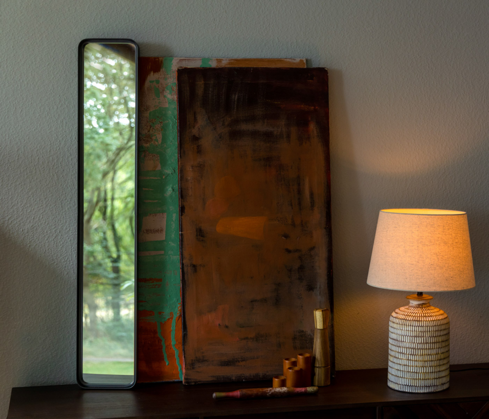 Miroir 'Black Beam' - Noir