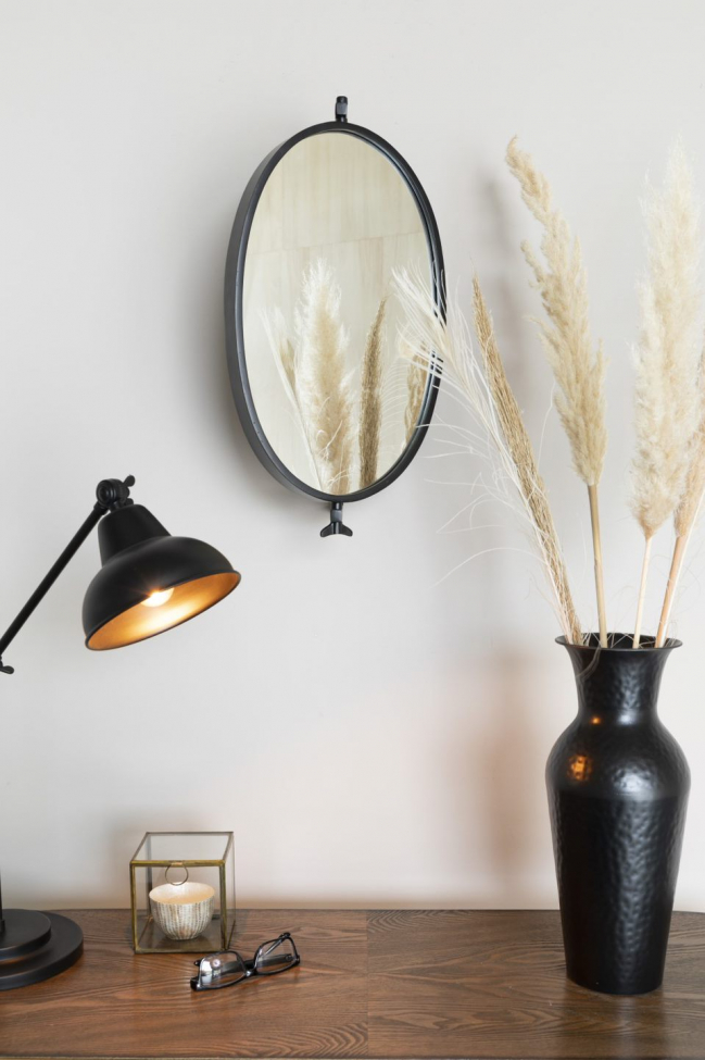 Miroir 'Lara' - Noir