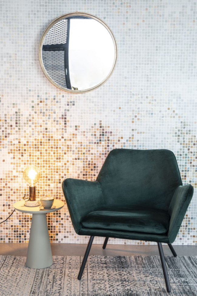 Miroir 'Matz' - Rond Antique