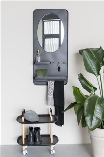 Miroir 'Pascal' L - Noir