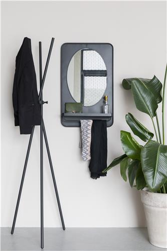 Miroir 'Pascal' M - Noir