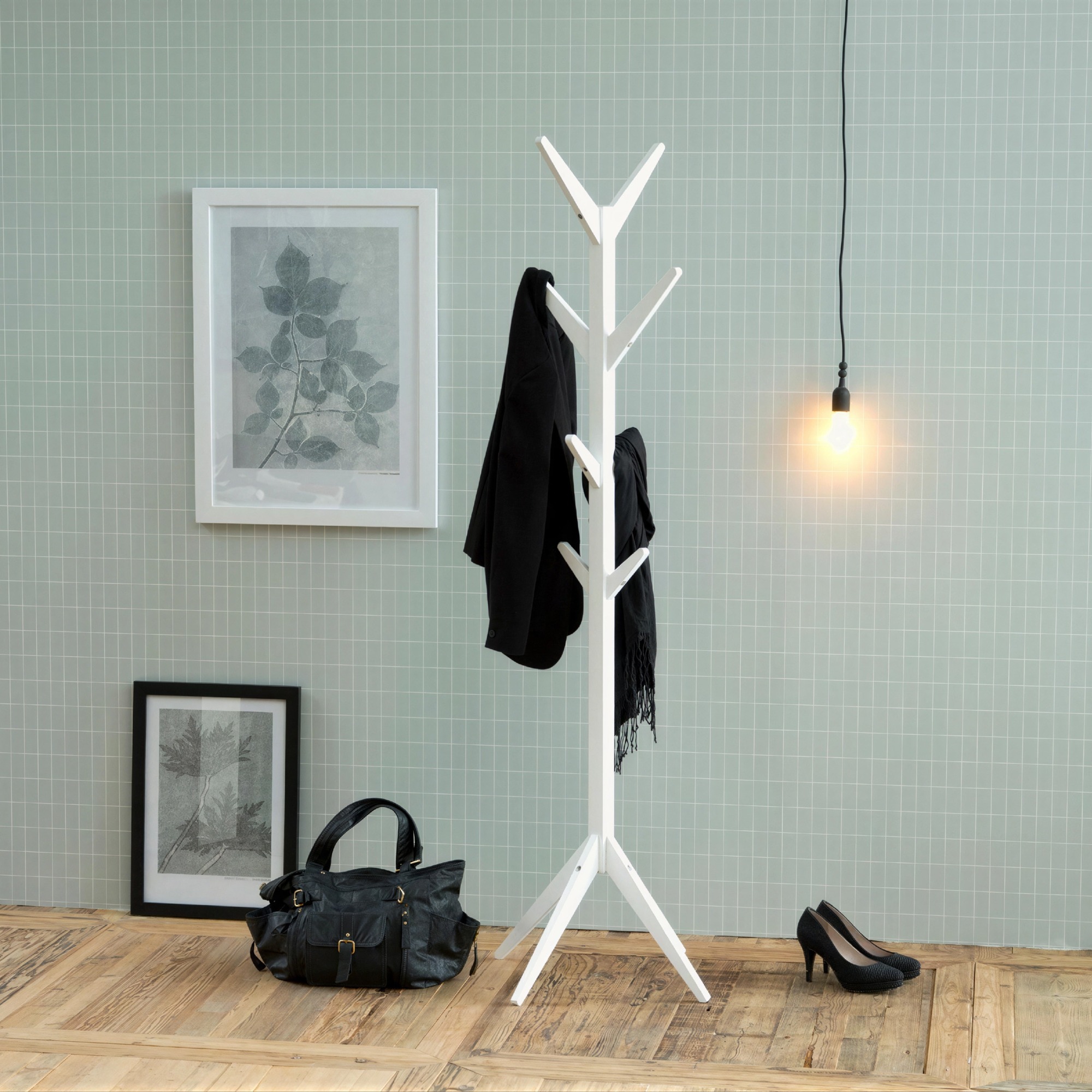 Porte-vêtements 'Lotorp' - Blanc