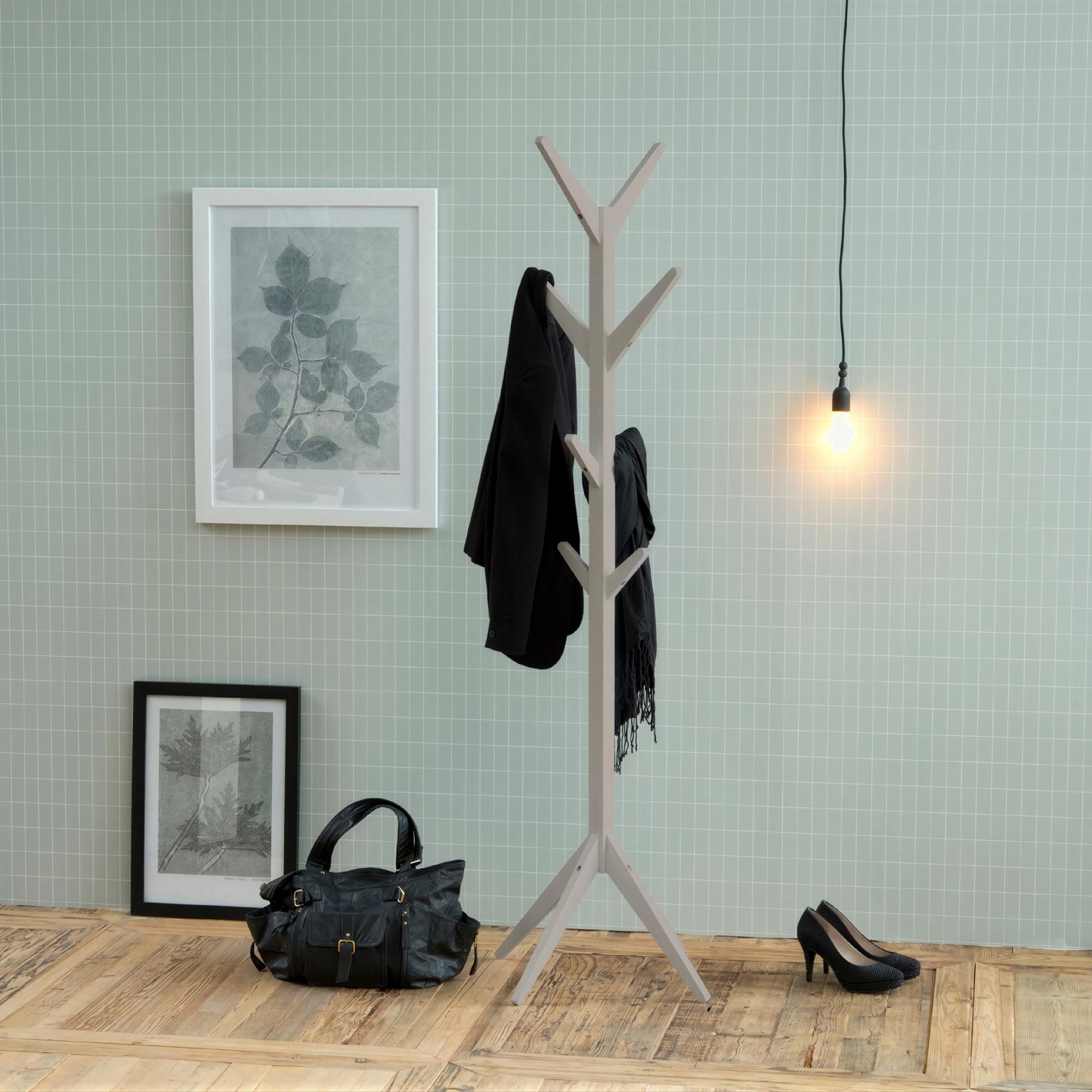Porte-vêtements 'Lotorp' - Gris