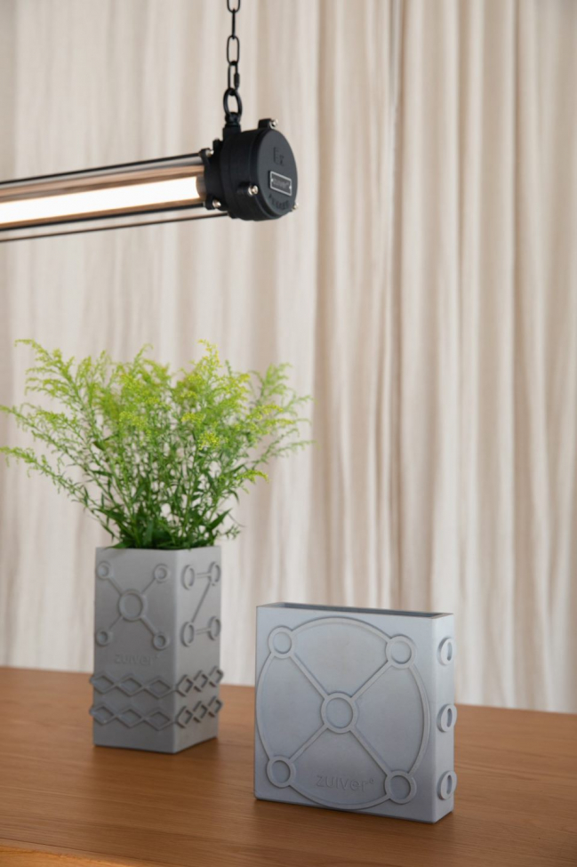 Vase 'Graphic Flat' - Gris