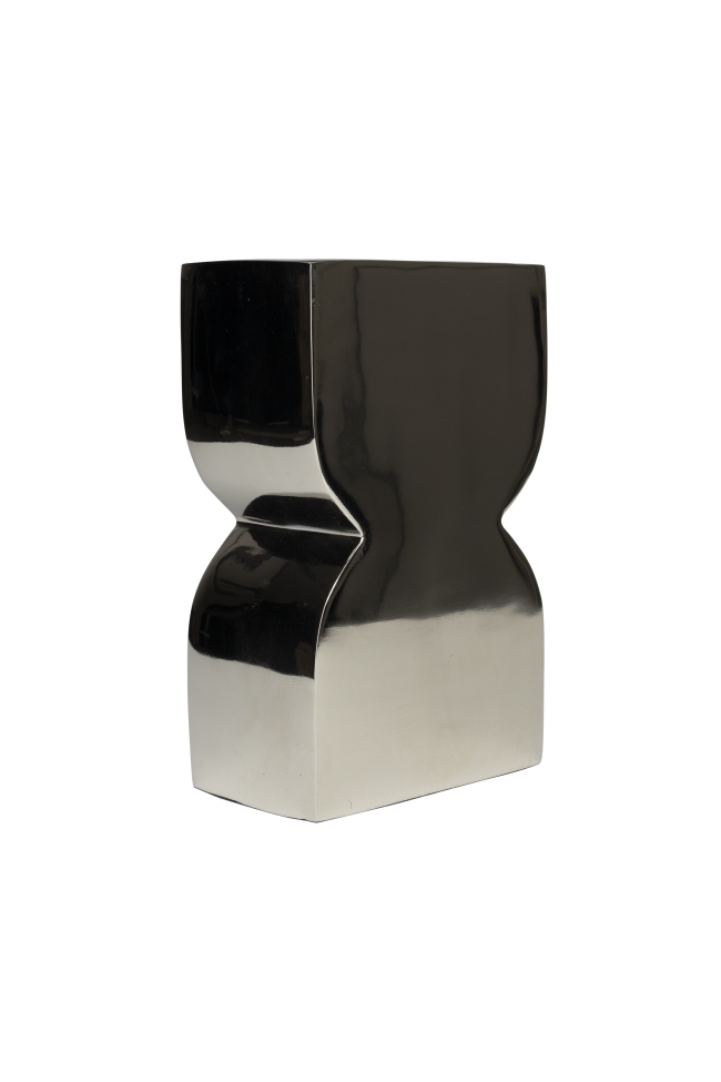 Vase Cones L 'Shiny Silver' - Argent